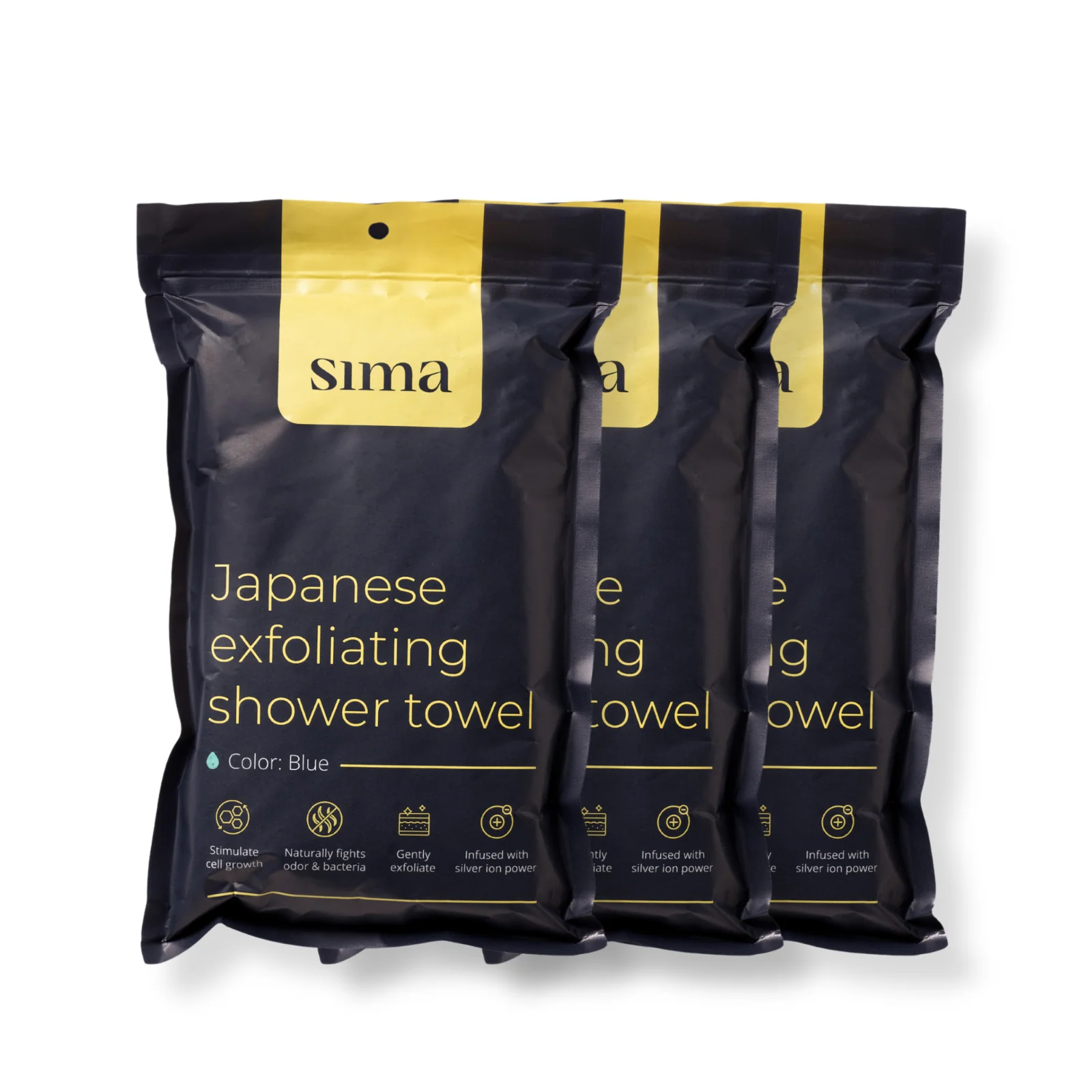 Sima Japanese Exfoliating Shower Towel - Image 24